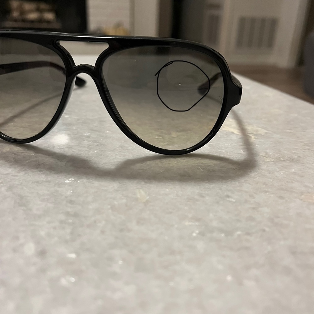 Ray-Ban black aviator sunglasses